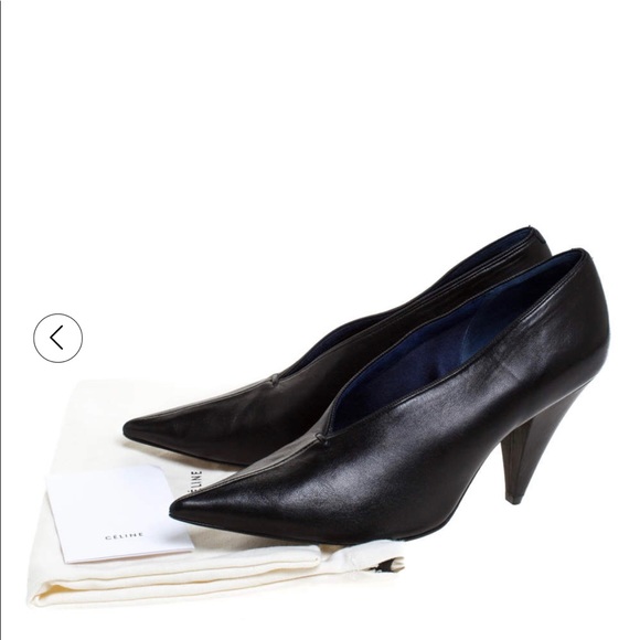 Celine Vneck Pump - Picture 3 of 6